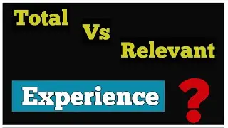 Total vs Relevant Experience ?? CV or Resume Tips #shorts