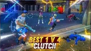 1 vs 4 cs rank clutch#shorts #freefire #csrank #Bhaveshytshorts
