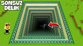 Minecraft'ta SONSUZ DELİK İLE SALAK KARDEŞİMİ TROLLEDİM!!