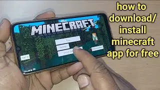 how to download and install minecraft app for free | free minecraft app download