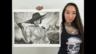 Lady Dimitrescu (Resident Evil) Drawing Time Lapse