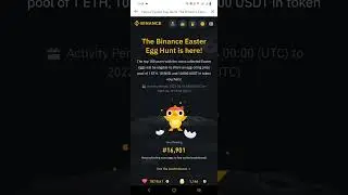 Binance easter egg hunt