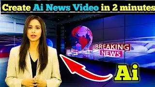 How to create AI News Channel With AI [ AI NEWS VIDEO GENERATOR WITH YOUR SMARTPHONE #ainews