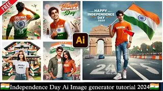Independence Ai Image creator tutorial🇮🇳|| 15 August 3D photo editing using bing Ai #bingai