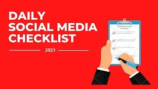 Daily social media checklist || Social Media Marketing || Growth hacks