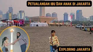 KEREN BANGET! ADA AIR MANCUR MENARI DAN VIDEO MAPPING DI MONAS 👍
