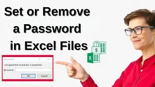 How to Password Protect an Excel File/Workbook (2024)