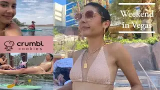 Weekend in Vegas| Lake Las Vegas| Crumbl Mini Mukbang