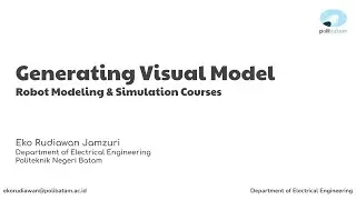 Robot Modelling and Simulation - 2.a Generating Visual Model