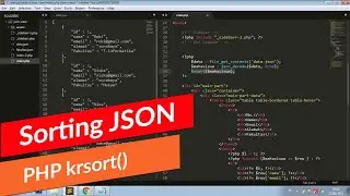 Sorting a JSON array using Function PHP krsort() - Seniman Koding