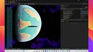 Unreal Engine 5.3 - Working on space flight model and gravity/drag influence zones