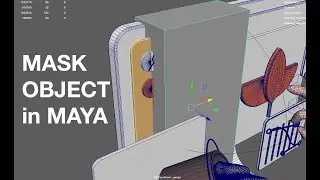 Mask an object in Maya / hide part of geometry in maya