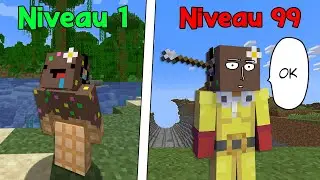 Je dois finir Minecraft en étant One Punch Man..