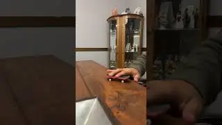 Nice flip In slow motion with a hot wheels fingerboard