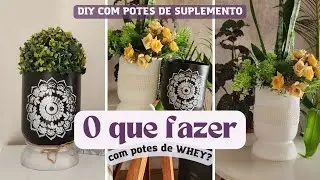 O Que Fazer Com Potes de WHEY | DIY DECOR | Ideias Maravilhosas com potes