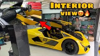 Review of interior and exterior of Lamborghini terzo🔥😱