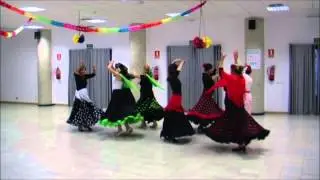 Sevillanas en grupo de cuatro