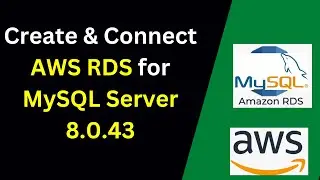AWS RDS Setup Made Easy! Install MySQL 8.0.43 & Connect with Workbench in 9 Minutes