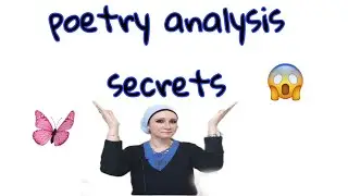 All you need to know about poetry / كل ما تحتاجه عن تحليل القصائد