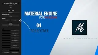 Speedtree to Houdini workflow automation (Arnold / Redshift) Material Engine tutorial/ 04- Speedtree
