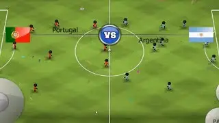 Stickman Soccer 2014 Android Gameplay - Portugal vs Argentina