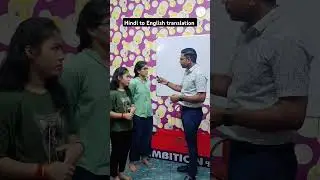 Hindi to English translation practice || Live practice || #shots