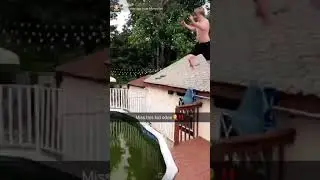 fat lesbian jumps in green pool and gets aids!?!!!?!