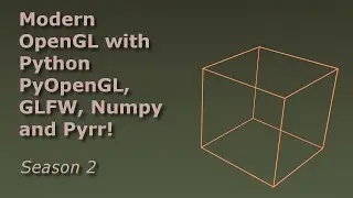 Python OpenGL and PyOpenGL - s02e05 - camera system p1 - lookat function