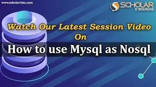 How to use MySQL as NoSQL Session Video #NoSQL #MySQL