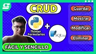 ¿Cómo hacer un CRUD(Guardar, Mostrar, Modificar y Eliminar) con Python y SQLite? FÁCIL Y SENCILLO