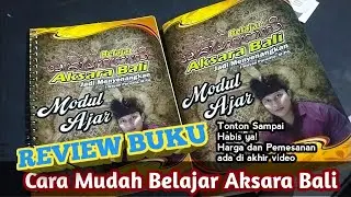 AKSARA BALI JADI MUDAH DENGAN BUKU INI [ Memakai B. Indonesia dan B. Bali]