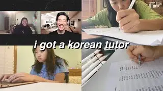 i got a korean tutor for 3 weeks