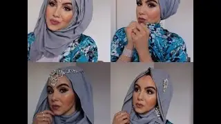 1Min Hijab Tutorial 4Styles Eid Inspired! |Aminachebbi