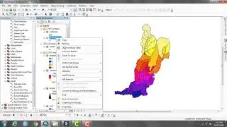 Watershed delineation using ArcGIS. Hydrological terrain analysis, Part V.