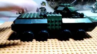 Лего самоделка БТР 80