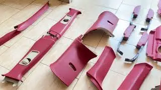 How to wrap with leather your Range Rover Sport interior. Wrap | Door Panel SidePanel-Car Upholstery