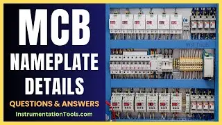 MCB Nameplate Details - Electrical Interview Questions
