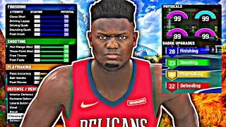 BEST ZION WILLIAMSON BUILD 2K21 !! MOST OP BUILD 2K21 !! DEMIGOD BUILD 2K21 !! BEST BUILD FOR 2K21