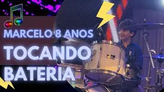 Marcelo (8 anos) tocando bateria | THERE'S NOTHING HOLDING ME BACK - SHAWN MENDES - DRUM COVER