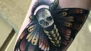 Tatuaje mariposa calaveras en Pro-Arts