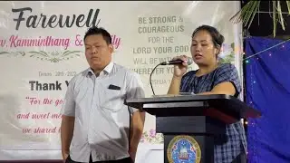 Short speech Nu.Mercy na pasal ading in manglukhu nahi ei |  Pastor and Family’s Farewell #2023