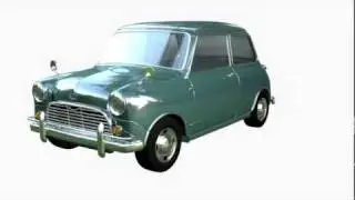 Blender 3D Austin Mini (2color)