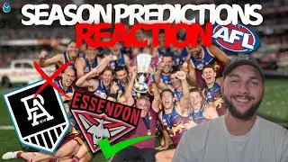AFL 2024 SEASON PREDICTIONS (REACTION)