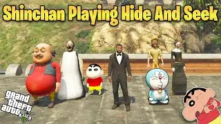Shinchan Playing Hide And Seek With Doraemon  & Others 😱 | Full Fun Gameplay 🤣 | George Gaming |