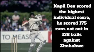 1983 ODI CWC records