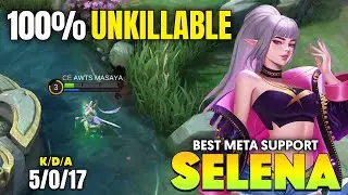 100% UNKILLABLE~ SELENA MOBILE LEGENDS ~ SELENA GAMEPLAY 2021 ~ SELENA BEST BUILD 2021 BY TOP GLOBAL