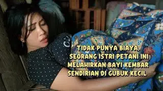 This overworked pregnant woman gave birth alone without any assistance.