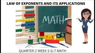 QUARTER 2 WEEK 5 LAWS OF EXPONENTS