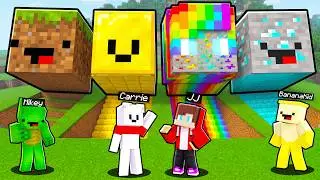 JJ vs Mikey vs Friends: HEAD BASE BATTLE In Minecraft - Maizen