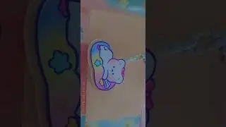 Cute Bear Acrylic Keychain